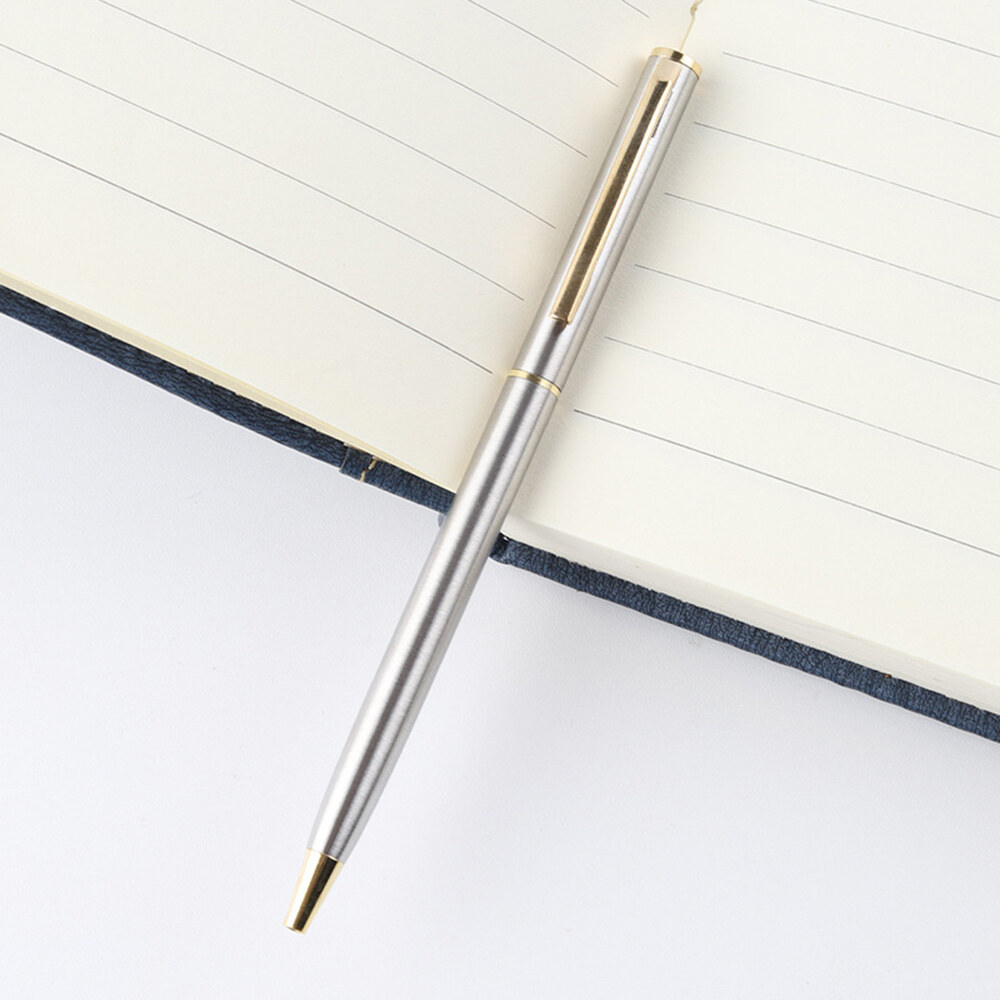 Luxury Business Office Gifts Rollerball Pen for Student School Supplies Metal Ballpoint Pen