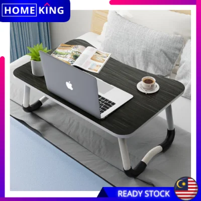 HOMEKING | Anti-slip Foldable Table Bed Laptop Table Notebook Table Multipurpose Portable Computer Desk Meja Lipat