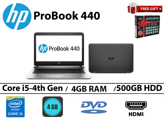 HP Probook 440/i5-4th gen/4GB RAM/500GB HDD/14 INCH Malaysia