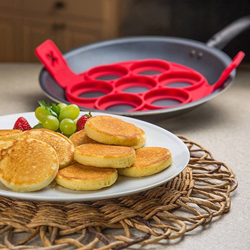 Silicone Pancakes  Mold Omelette Mould Pancake Molds Forms  Egg Ring Maker Kitchen Silicone Egg Pancake Mold