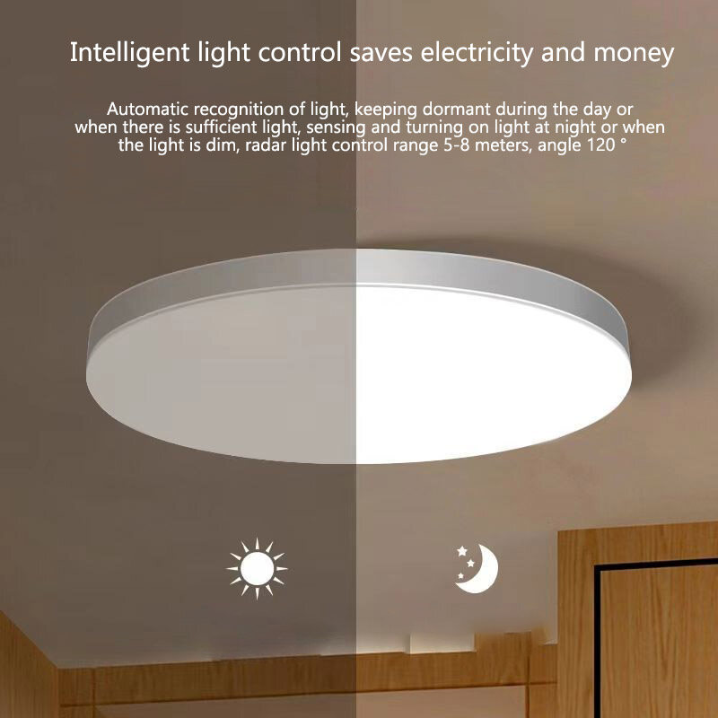 YONUO  Đèn LED trần cảm biến cơ thể người/Cảm biến giọng nói ba bằng chứng ánh sáng đèn lối đi cầu thang đèn hành lang
