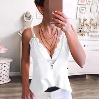 deep v cami top