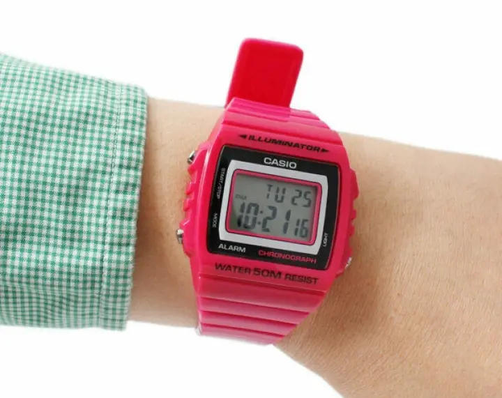 casio illuminator pink