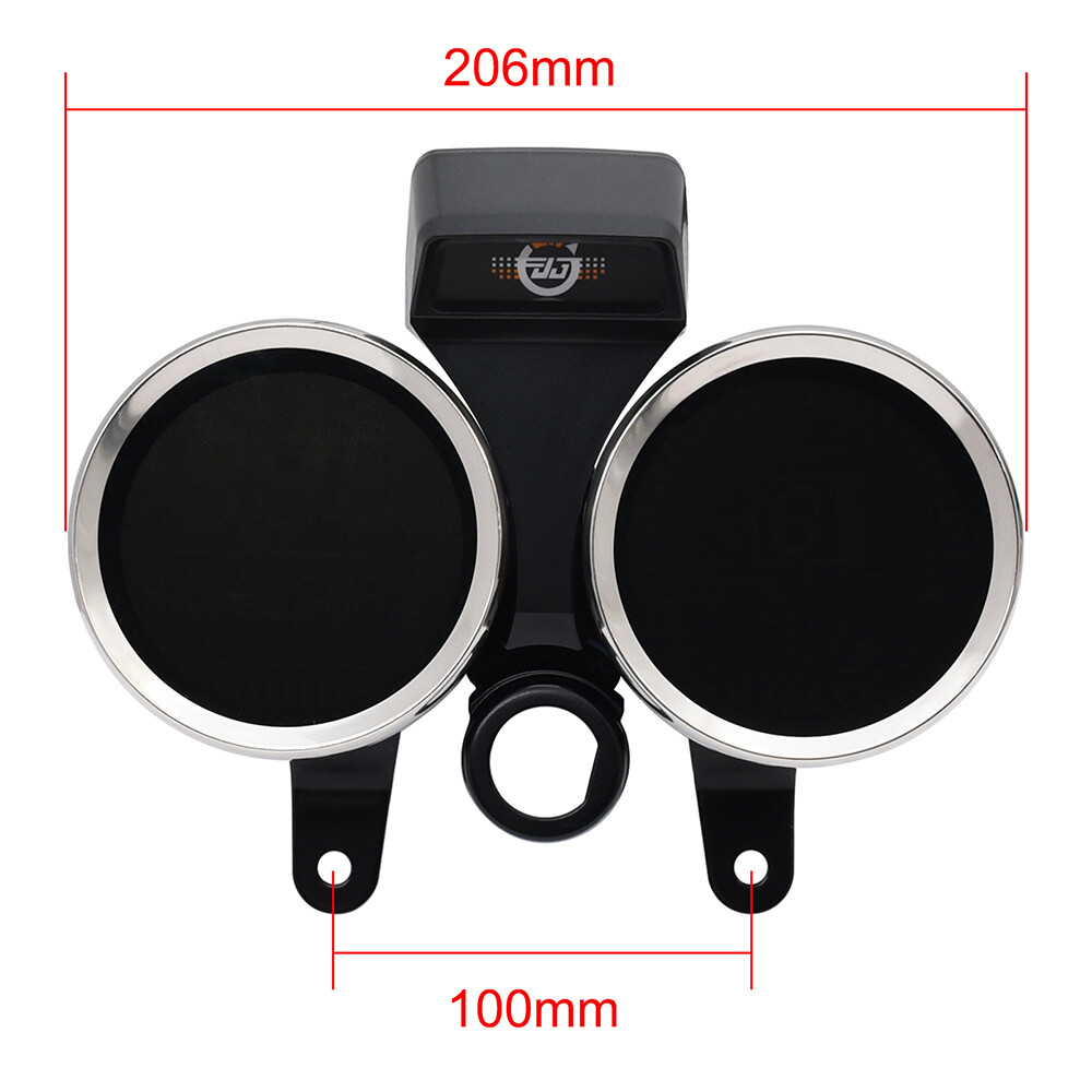 For Suzuki GN 125 Digital Motorcycle Speedometer Tachometer Meter Assembly Speedometer Odometer Gauge Gear Indicator Instrument