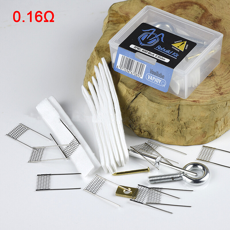 Diy tool rebuild kit for rpm rpm 2 0.6/0.16ohm mesh coil resistor heater