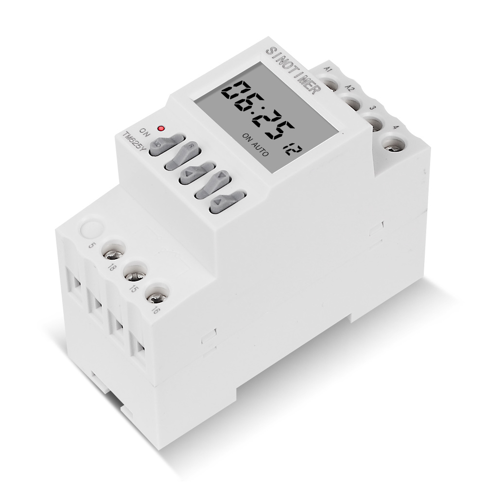 220VAC Infinite Year Cycle Monthly Timer Switch ราง DIN ที่ใช้กับสถานี ...