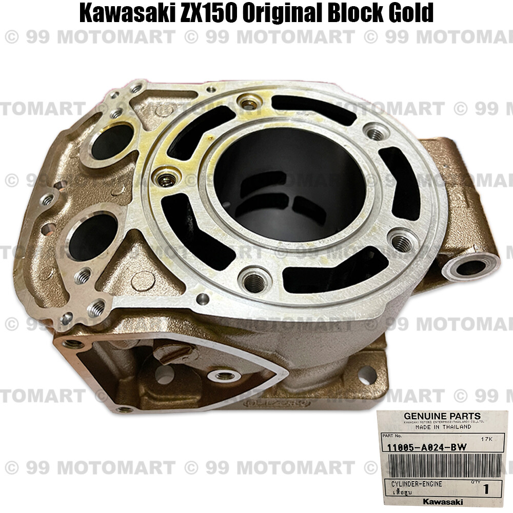 Kawasaki Zx150 Block Original GOLD ZX150 KRR150 Block RR150 Blok
