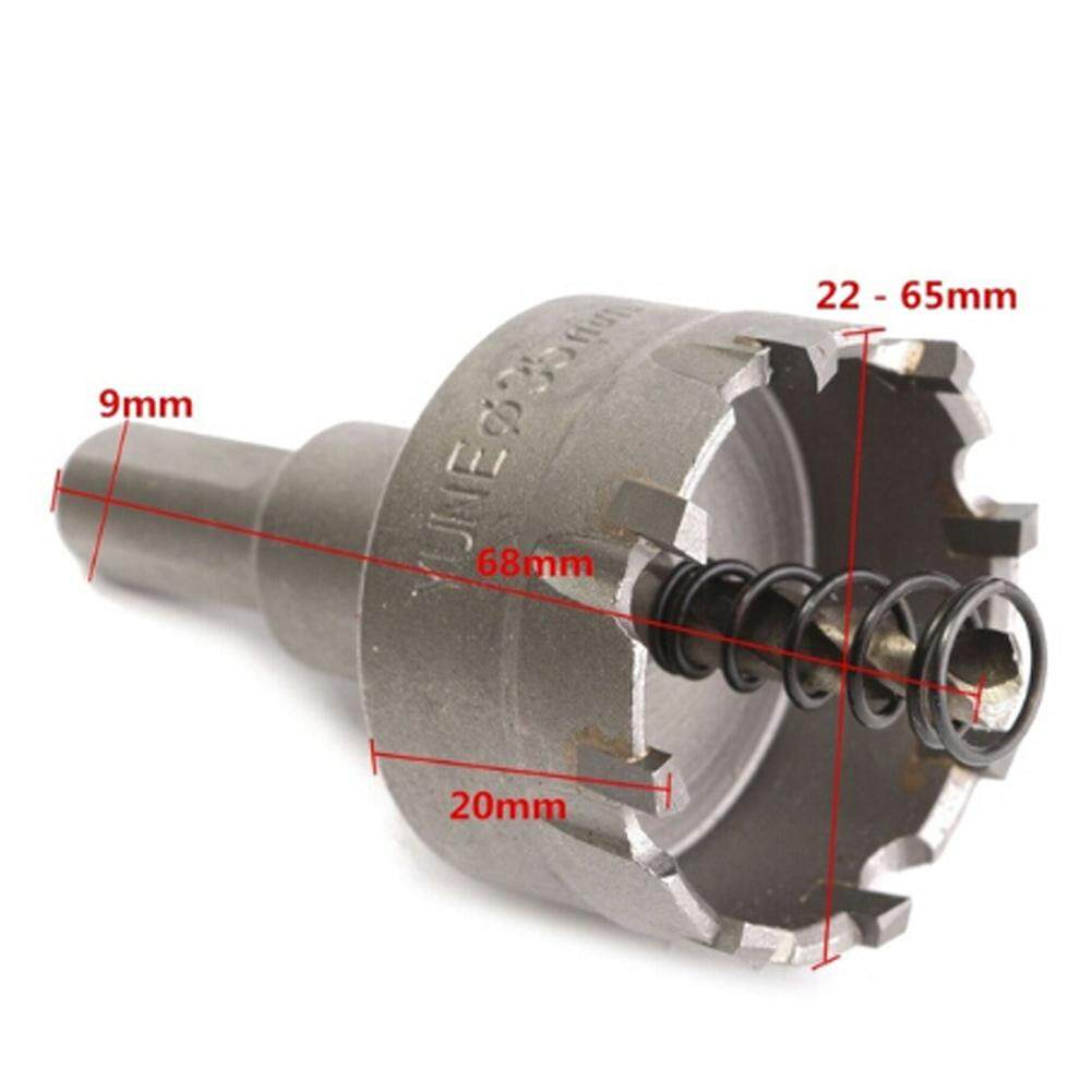 Carbide Tip TCT Drill Bit Kit Hole Saw For Stainless Steel Metal Alloy 22-65mm