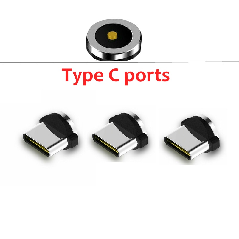 Charging Magnetic Cable Plug Tips Type C Micro USB C Plugs Phone Magnet Charger Plug for IPhone 13 12 11 Xiaomi Huawei Samsung