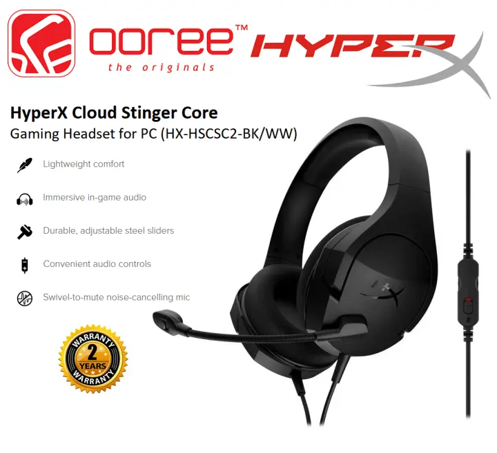 hyperx cloud stinger mic static