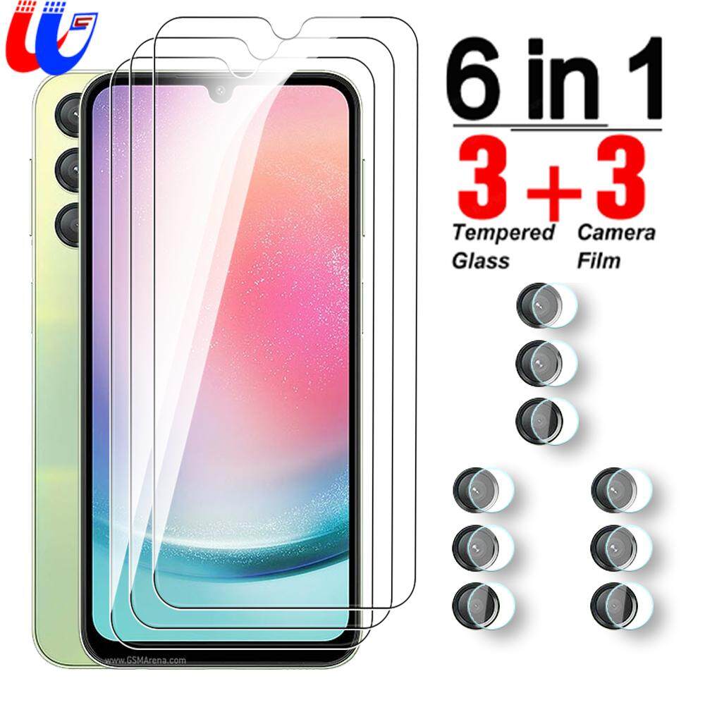 Cho Samsung Galaxy A24 4G 6 trong 1 máy ảnh kính cường lực Samsung Galaxy