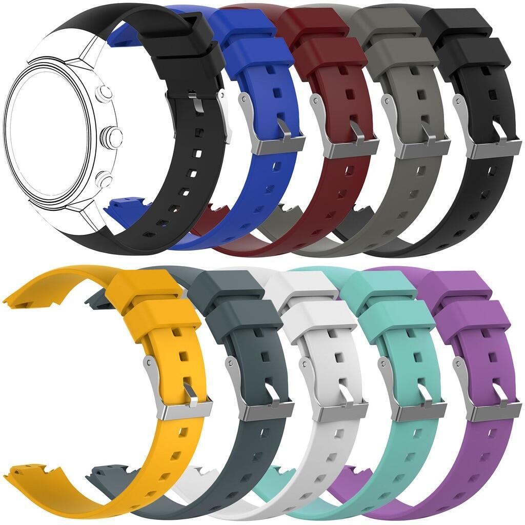 Silicone Replacement Smartwatch Strap for zenwatch 3 Sport Watch Band Strap for ASUS ZENWATCH 3