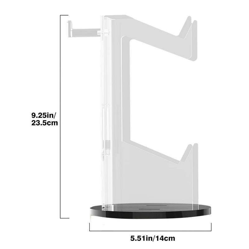 Phổ Tay cầm chơi game chủ pha lê Acrylic Gamepad hiển thị đứng Gamepad Khung giá đỡ Rack cho PS4/5 cho chuyển đổi