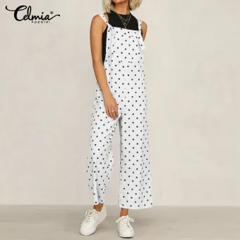 polka dot dungarees