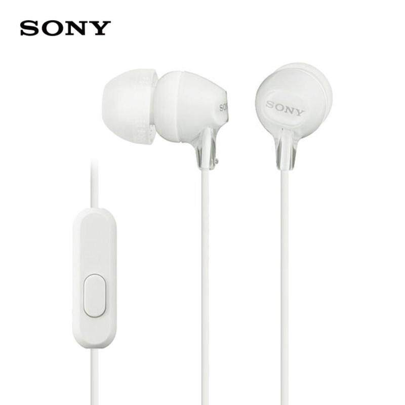 SONY MDR-EX15AP In-ear Headphones 3.5mm Wired Earbud Smart Phone Headset Hands-free with Mic In-line Control EX Series Singapore