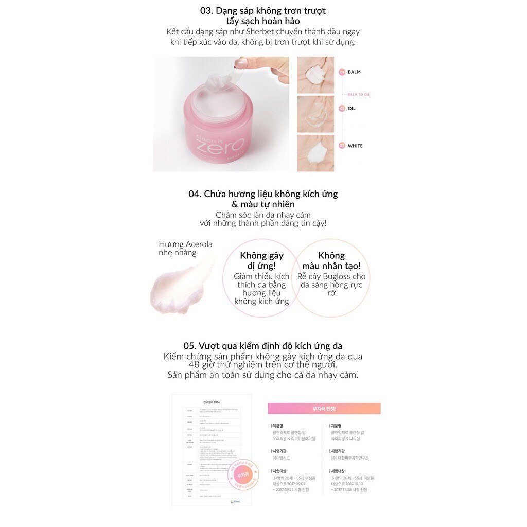 Sáp Tẩy Trang Banila Co. Clean It Zero 7ml