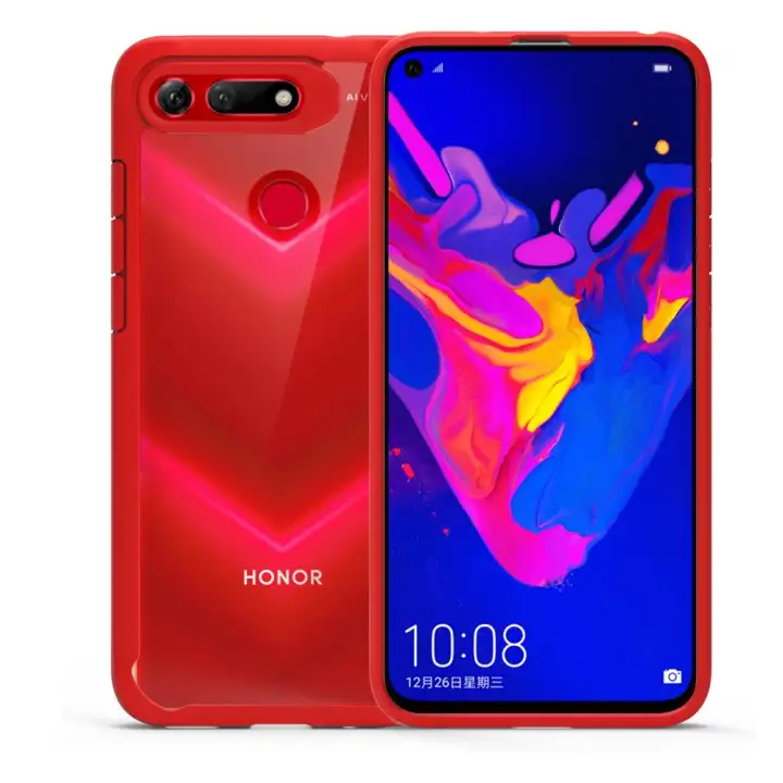 For Huawei Honor View 20 Honor V20 Tpu Frame Pc Back Cover 6 4 Inch Anti Shock Phone Case Lazada Singapore