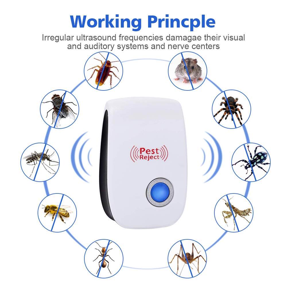 YESPERY 2021 Upgraded Ultrasonic Electronic Repellent Control Repeller Plug in Indoor Usage #1