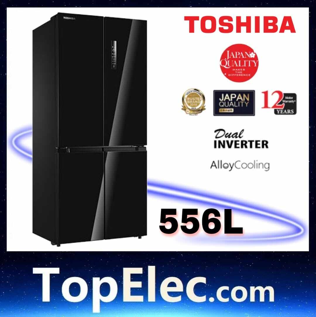 TOSHIBA 556L MULTIDOOR DUAL INVERTER REFRIGERATOR GRRF610WEPGY [22