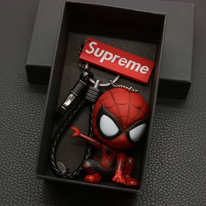 (5-9cm) Little Spider Bag Pendant Men's Car Keychain