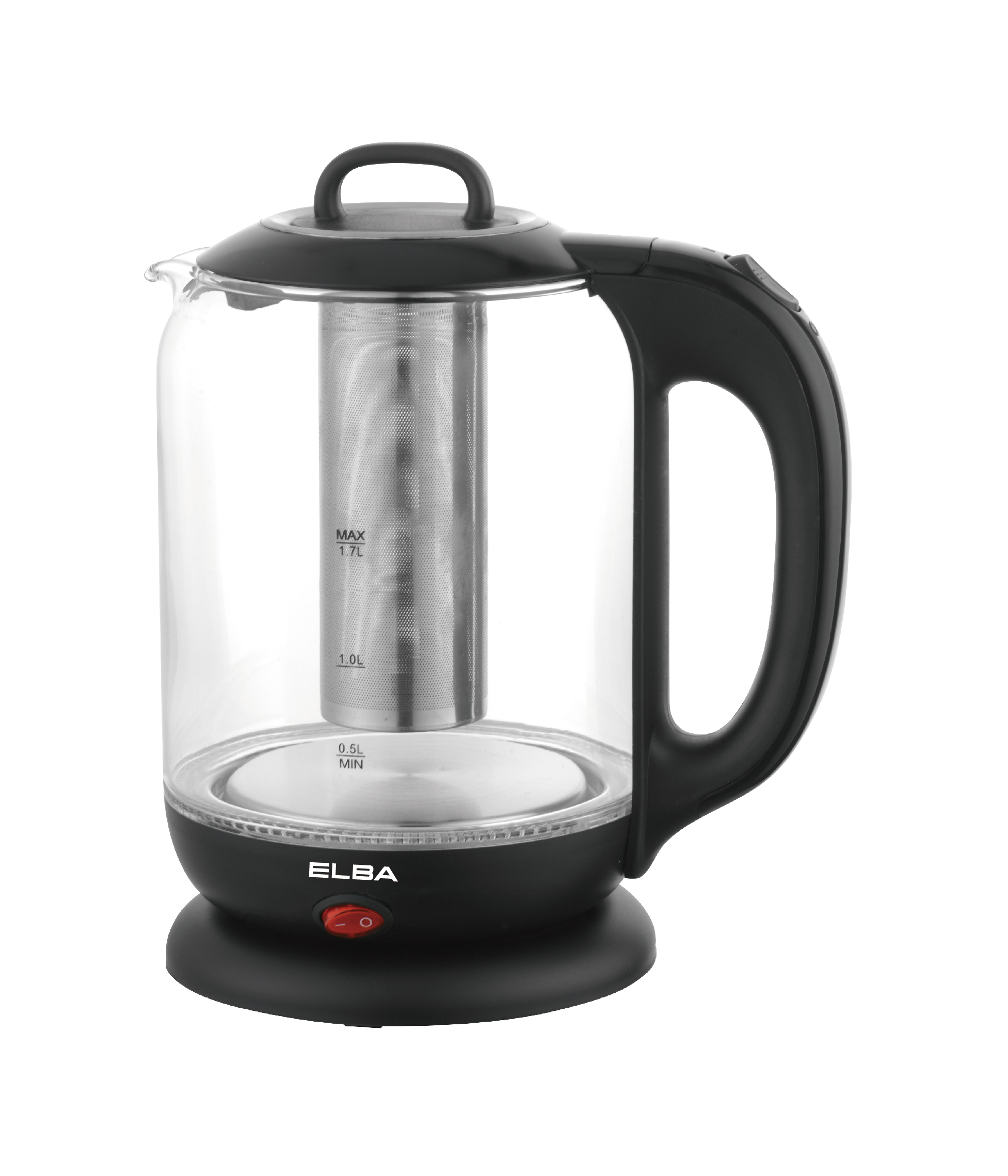 ELBA GLASS JUG KETTLE EJK-J1725KG(BK) 1.7L | Lazada