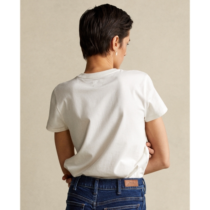 Polo Ralph Laurenn Áo Thun Cotton Logo Trái Tim (WMPOKNINCU20013100)