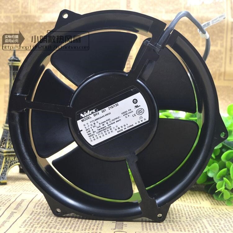 Nidec y17l48bs2aa5-09e02 bkv 301 216-130 48v ericsson fan