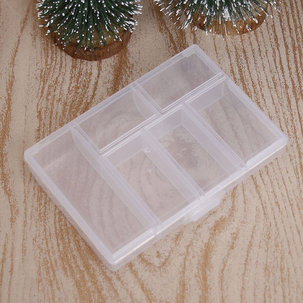 Transparent Mini Coin Pill Jewelry Storage Box Case Cheap Plastic Box Storage Box Case