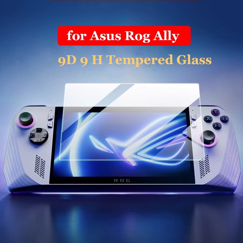 PC+TPU Case For Asus ROG Ally Game Console Protective Case With Bracket Stand Holder Handheld Console Back Shell Game Accessories For ROG Ally Cover