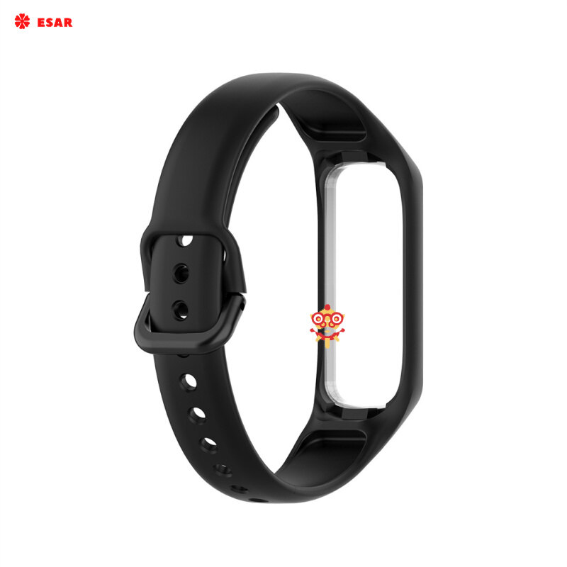 Replacement Watchband Sweat-proof Comfortable Soft Silicone Strap Compatible For Samsung Galaxy Fit2 R220