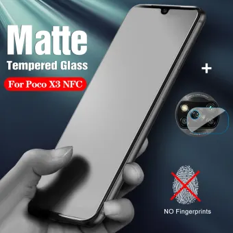 2in1 9h Full Coverage Matte For Xiaomi Poco X3 Nfc Full Coverage Premium Tempered Glass Screen Protector And Lens Film For Poco X3 Nfc Lazada Ph
