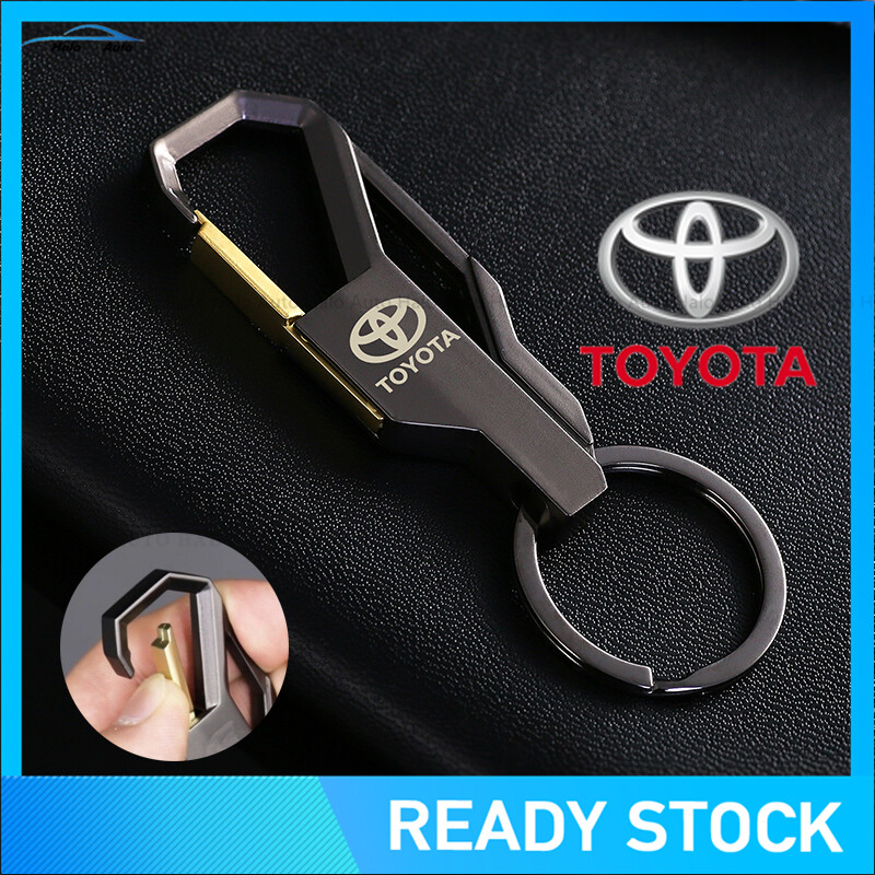 Creative Car Logo keychain Alloy Metal Keyring for Toyota