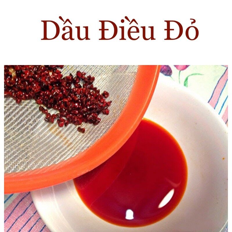 Dầu điều đỏ 100ml, dầu điều đỏ ngon