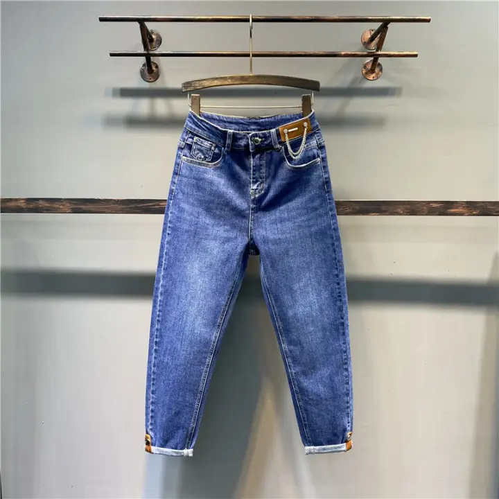 women's loose fit high rise jeans