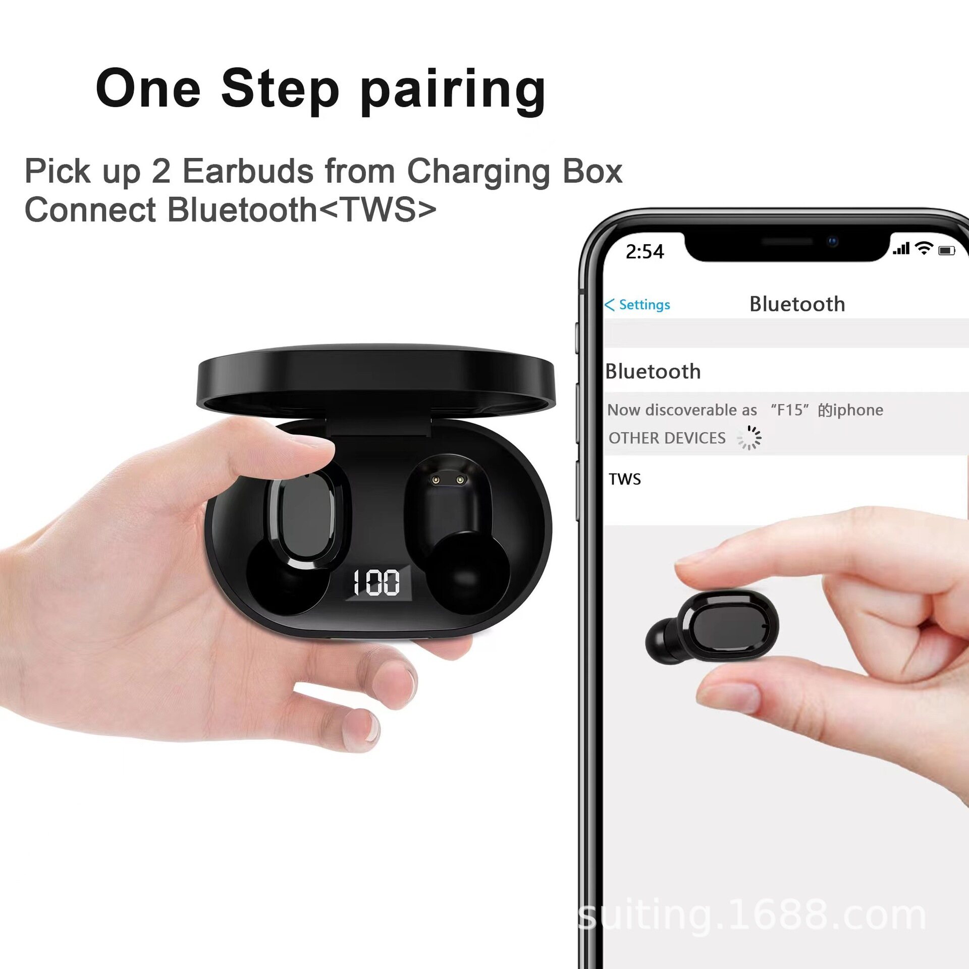 A6S bluetooth không dây mini tai nghe thể thao