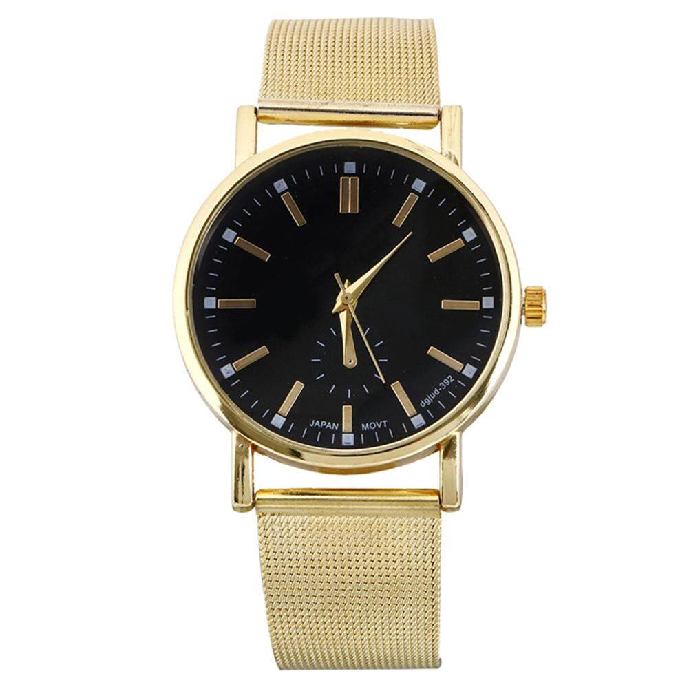Fashion Womens Wrist Watch Classic Gold Quartz Stainless Steel Malaysia