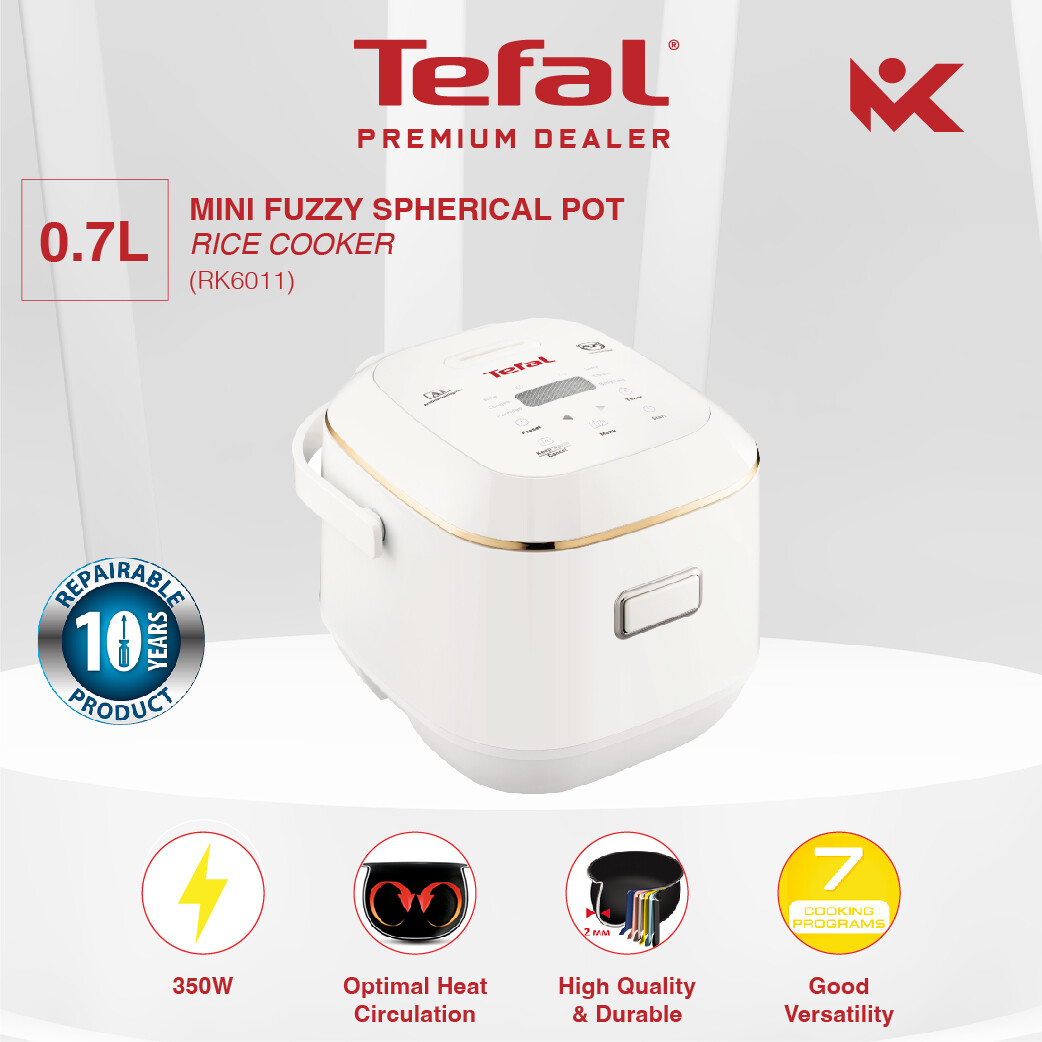 Tefal Mini Spherical Bowl Rice Cooker 0.7L (RK6011) Lazada