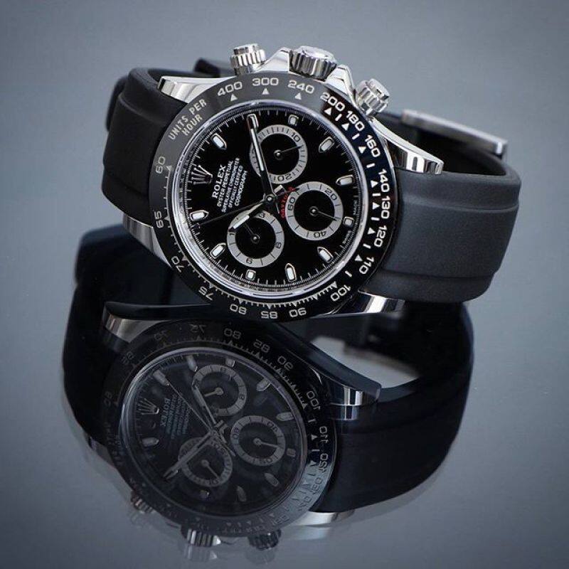 Rolex_Cosmograph_Daytona_OyesterFlex_Saphir Crystall Glass Automatic Chronograph Men & Women Watch Full Set Malaysia