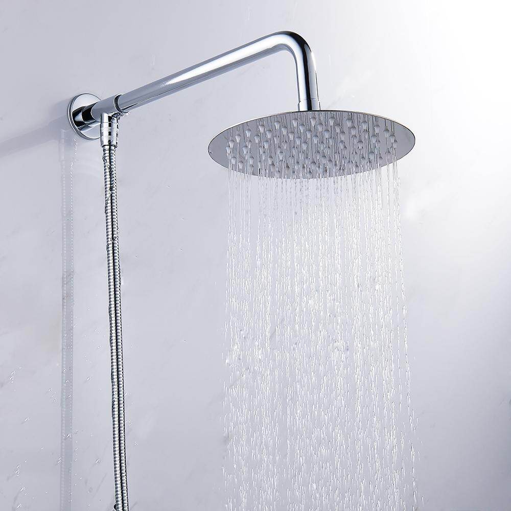 EVERSO Tay Vòi Hoa Sen Cố Định Bằng Đồng Đầu Vòi Hoa Sen Gắn Tường Gắn Vào Được Nối Dài