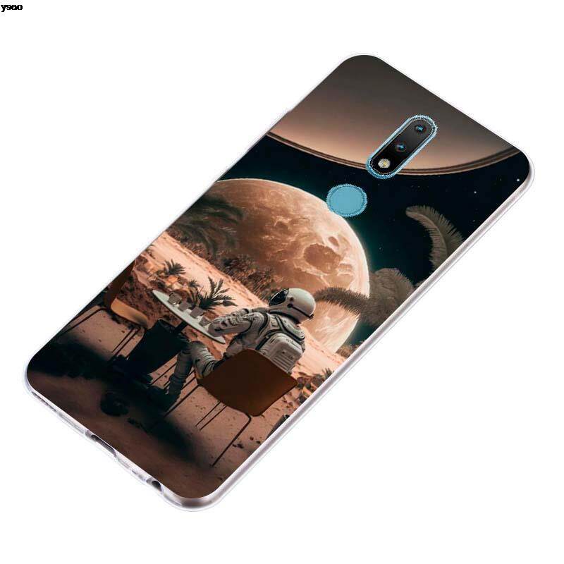 Ốp Cho Nokia 2.4 Hình Phi Hành Gia Silicon Mềm Vỏ TPU