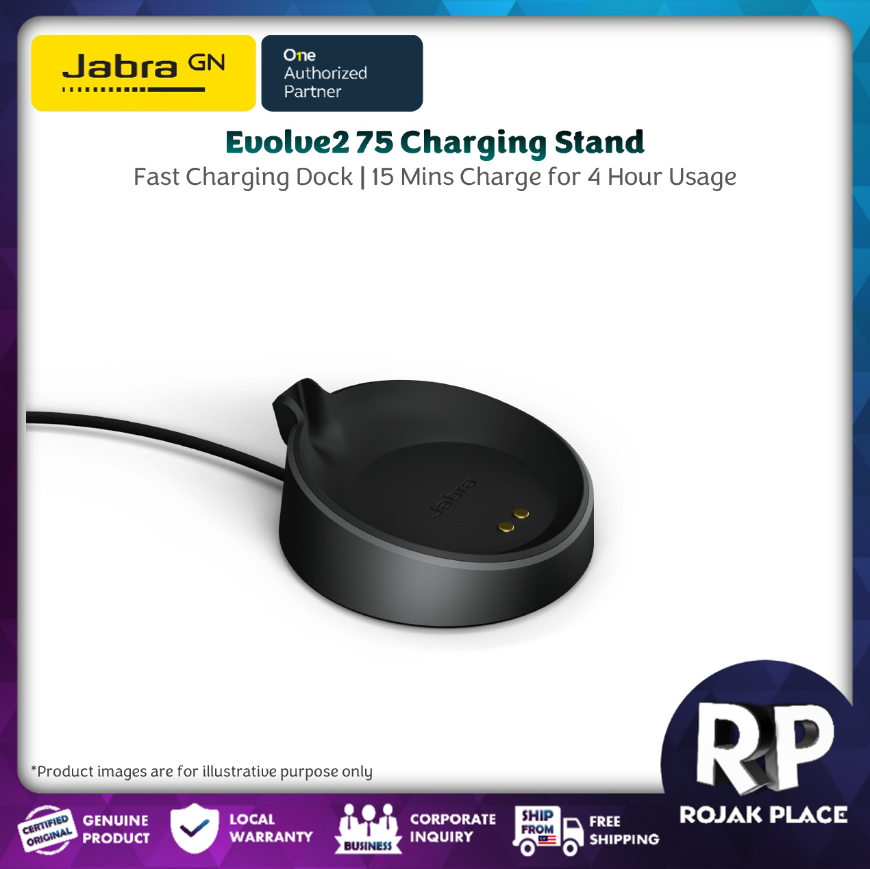 HOT Jabra Evolve2 75 Charging Stand Jabra Evolve2 75 Charging