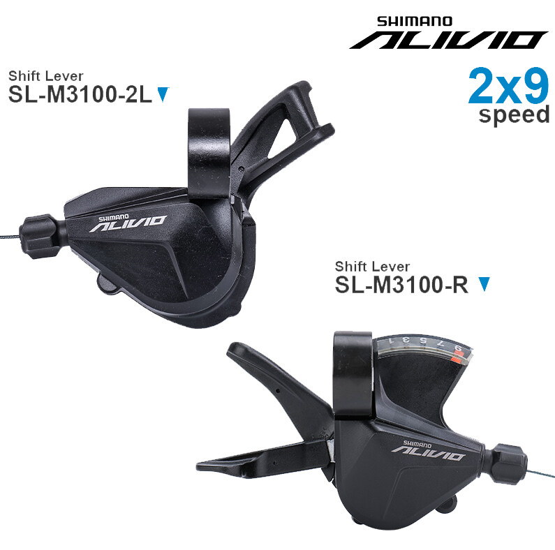 NEW Shimano ALIVIO M3100 Shifter Lever 2/3x9 Speed MTB Mountain Bike SL ...