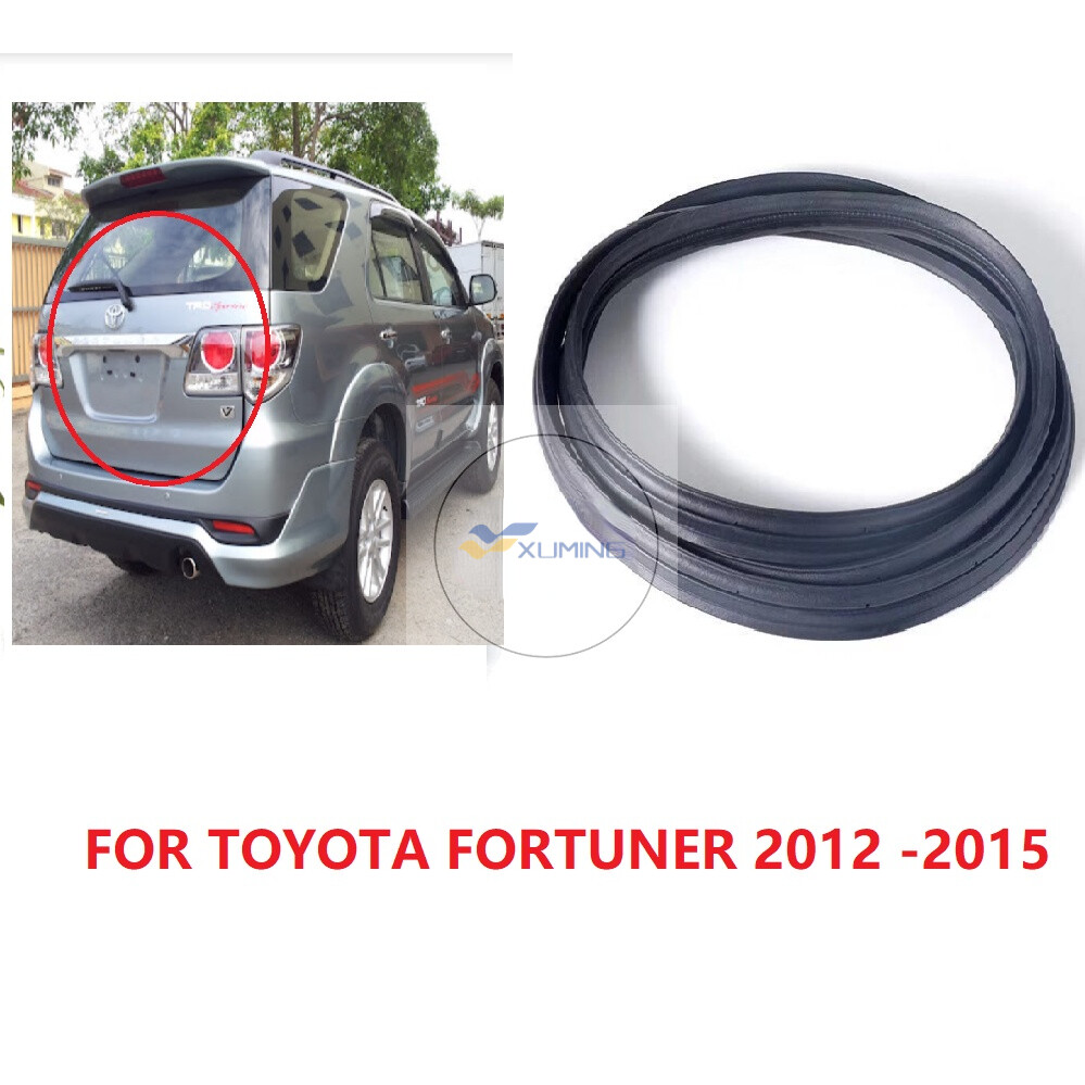 Xuming rear door weatherstrip tailgate rubber seal strip for toyota fortuner 2012 2013 2014 2015
