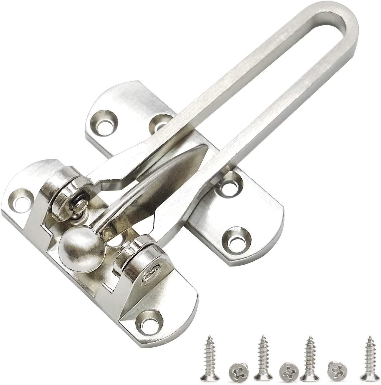 FY Door Lock Latch for Home Security Swing Bar Door Lock Bolt Chain