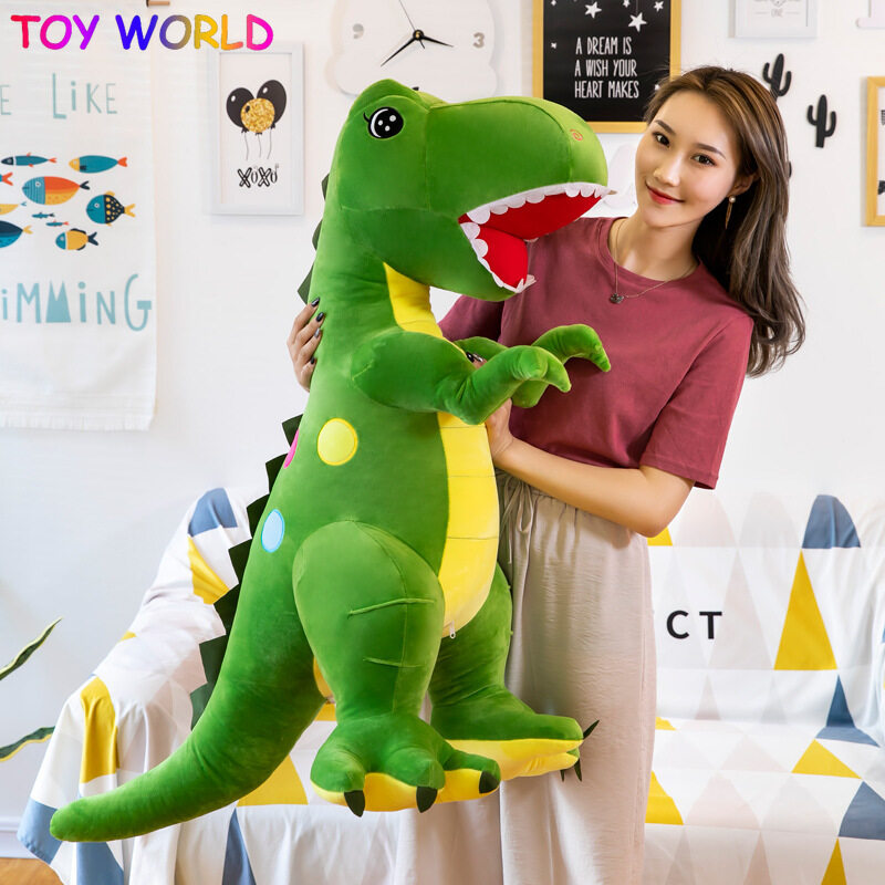 Big Size 40 60 70cm Large Dinosaur Pillow Plush Toy Cute Soft Cartoon 