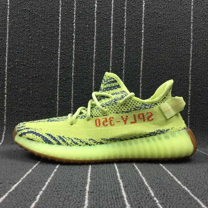 yeezys yellow zebra