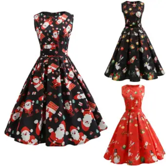 xmas skater dress
