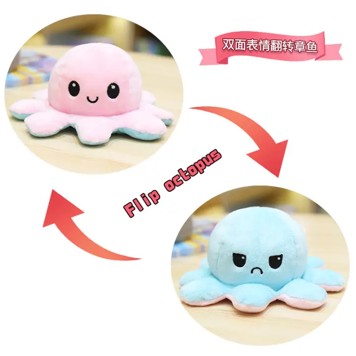plush emotion octopus