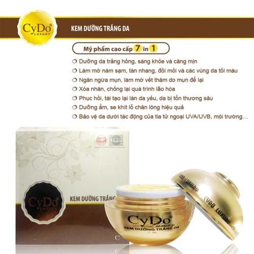 Kem dưỡng trắng da cydo luxury 16g