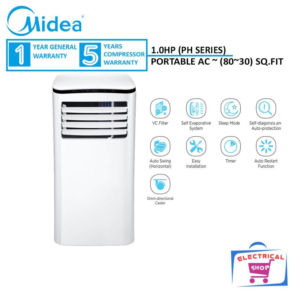 Midea Mph 09crn1 Portable Air Cond 1 0hp Mph09 Air Conditioner 1hp Lazada